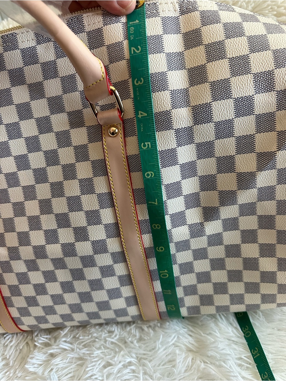 Checkered Weekender Bag in Beige and Pink
WALMART - Picture 5 of 7